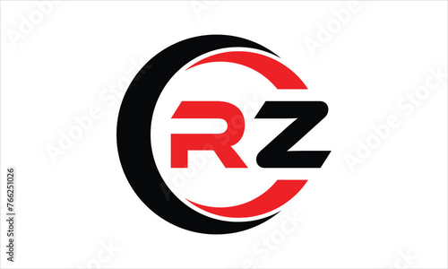 Free Download RZ initial letter circle icon gaming logo design vector template. batman logo, sports logo, monogram, polygon, war game, symbol, playing logo, abstract, fighting, typography, minimal, wings logo, sign - GFXLoad