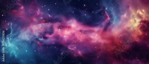 Galaxy cosmos abstract multicolored background 