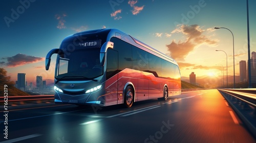 Intercity Spacious Bus Seamless Travel Experience