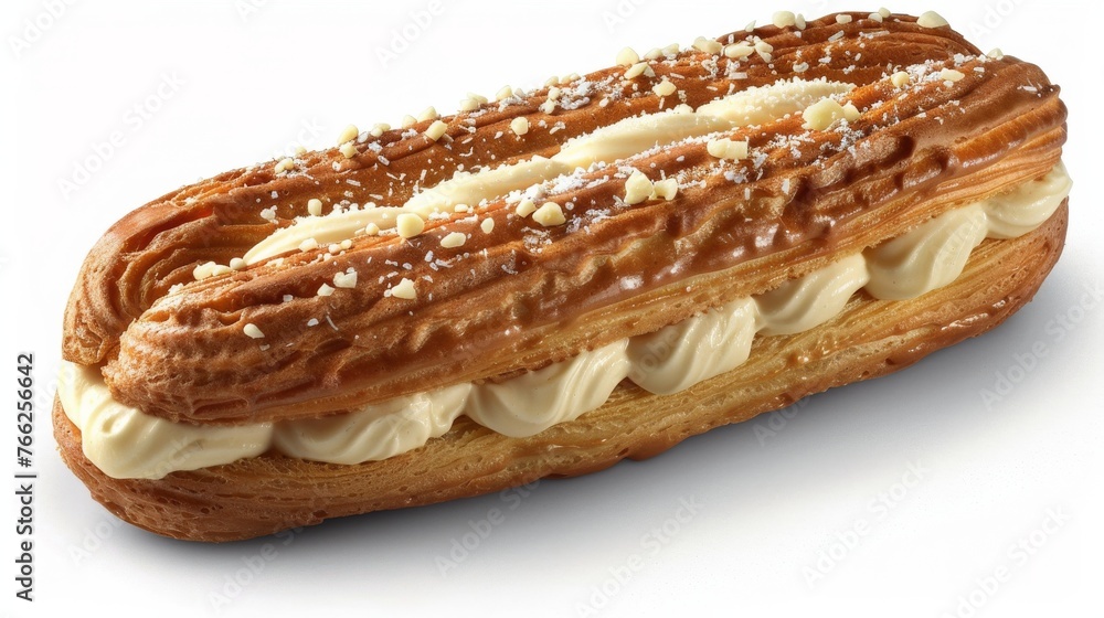 Close Up of Delicate Pastry With Icing Close Up of Delicate Pastry With Icing