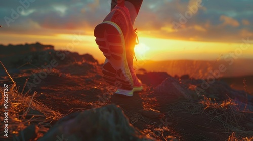 runner running on seaside beach on sunset, fitness runner during outdoor workout. Jogging at outdoors. running for exercise. fitness, silhouette, sunrise, exercise, fitness, health, photo
