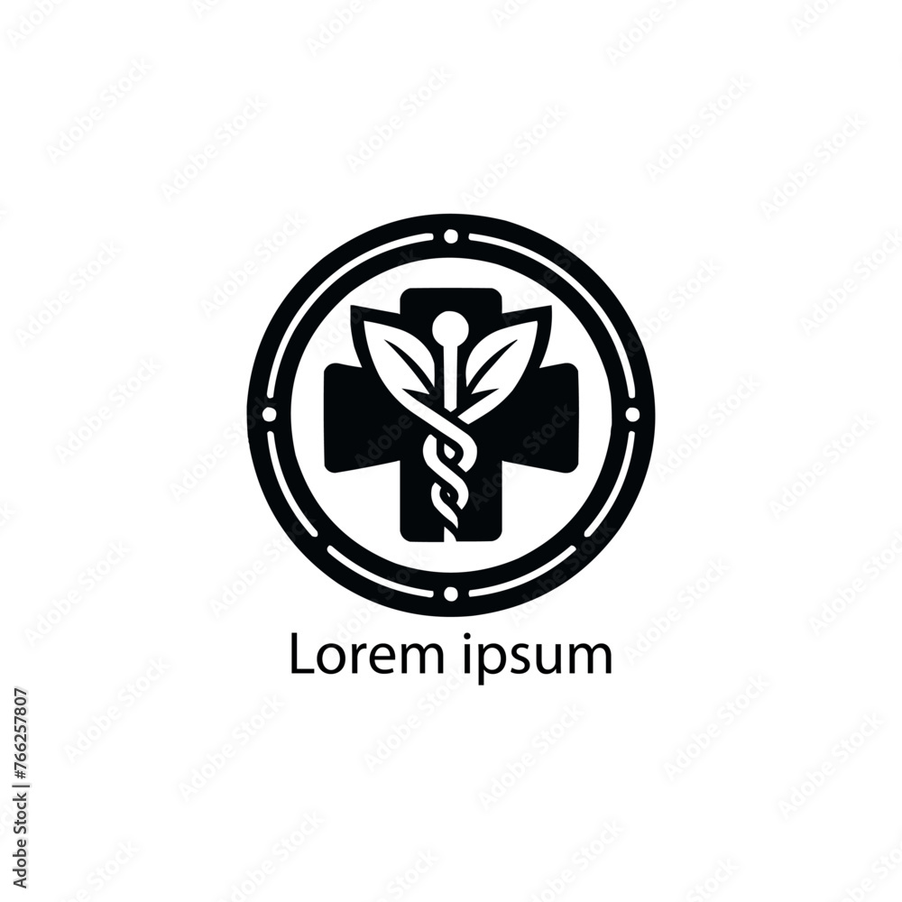 Hospital logo design vector medical cross Hospital logo design vector medical cross