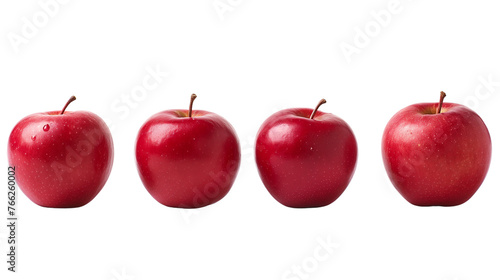 Wallpaper Mural Red apples isolated on a white background Torontodigital.ca