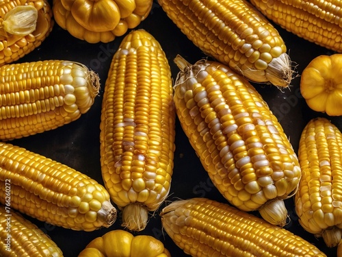 close up of corn