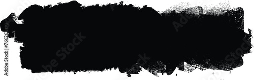 Glitch distorted grange shape . Noise grungy logo . Trendy defect error shapes . Glitched frame .Grunge textured . Distressed effect .Vector shapes