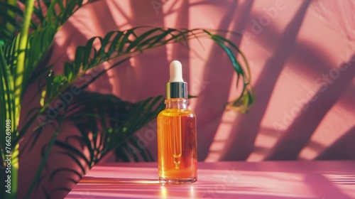 Perfume Bottle on Table