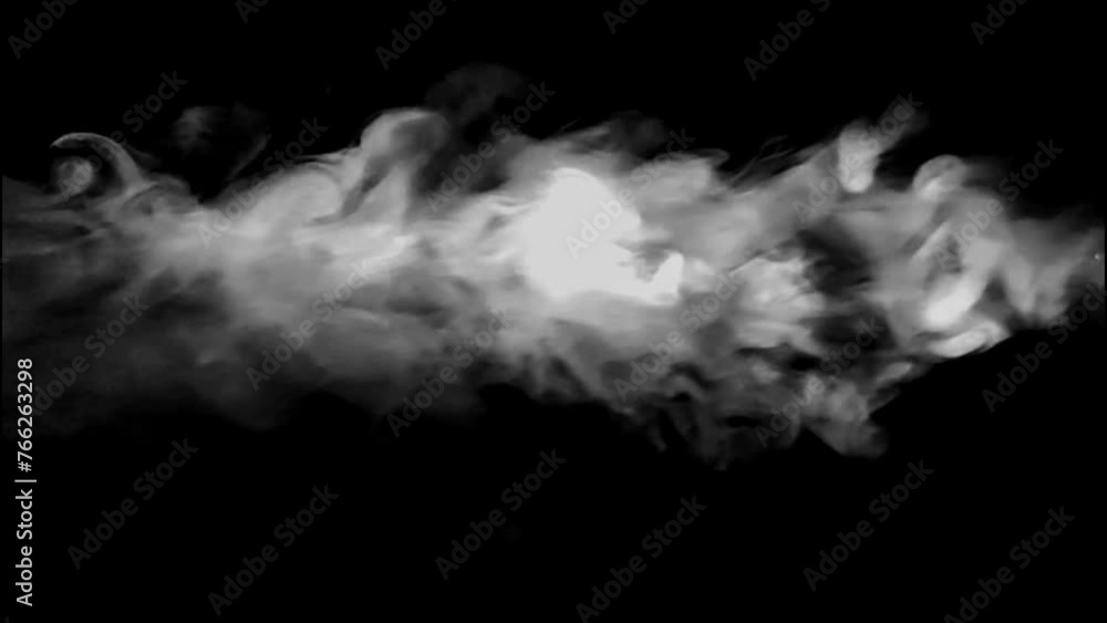 Smoke effect with black background Smoke effect with black background