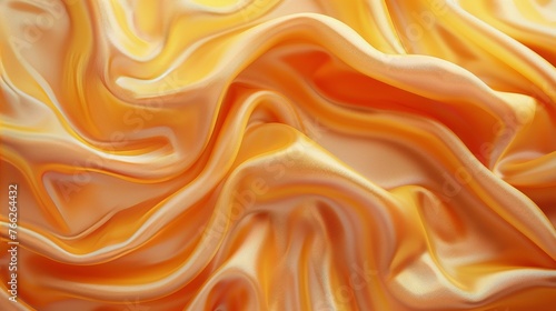 Close-Up Yellow Fabric Texture