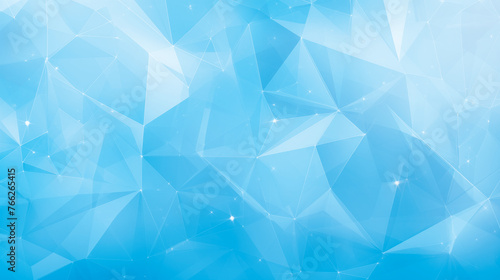 Abstract blue low poly background for desktop