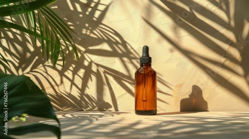 Perfume Bottle on Table
