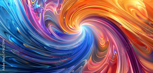 Energetic swirls crafting a modern and dynamic composition.