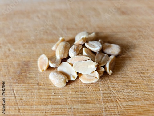 nuts on a wooden board © Henryk Niestrój