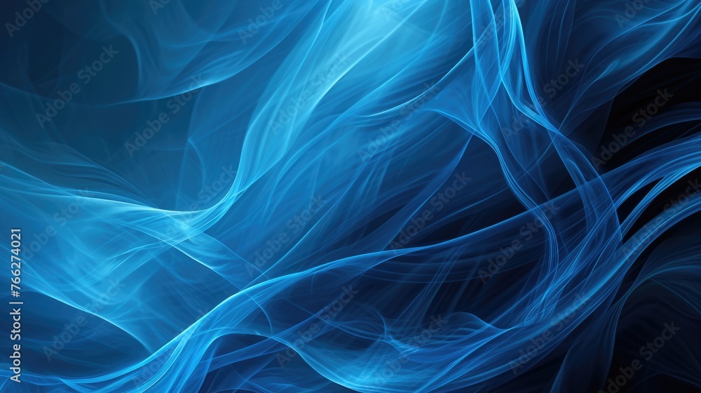 Blue Abstract Wave Pattern Background for Website Design