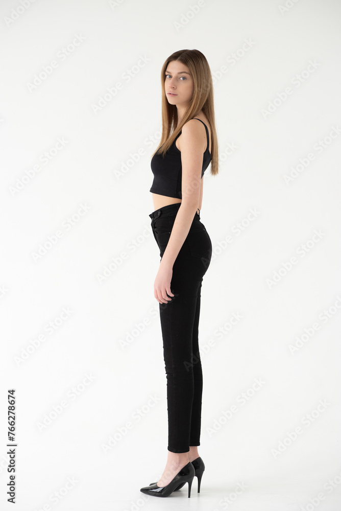 Woman model test, snapshot, polaroid Woman model test, snapshot, polaroid