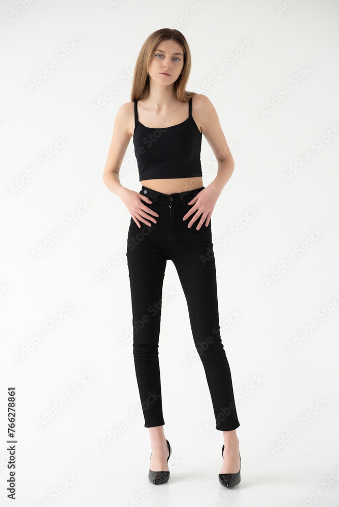 Woman model test, snapshot, polaroid Woman model test, snapshot, polaroid