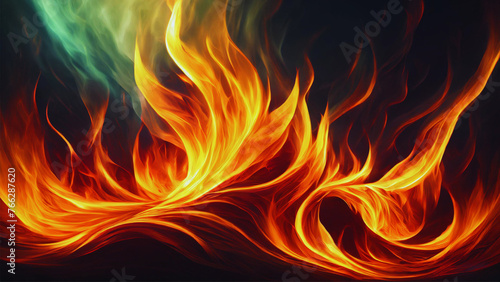fire abstract , fire flames background , 4k , 8k wallpaper ,