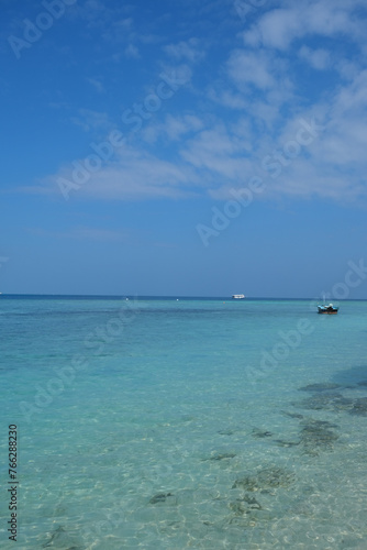 Fototapeta Naklejka Na Ścianę i Meble -  Rasdhoo is an inhabited island of the Maldives. It is also the capital of the Alif Alif Atoll administrative division.