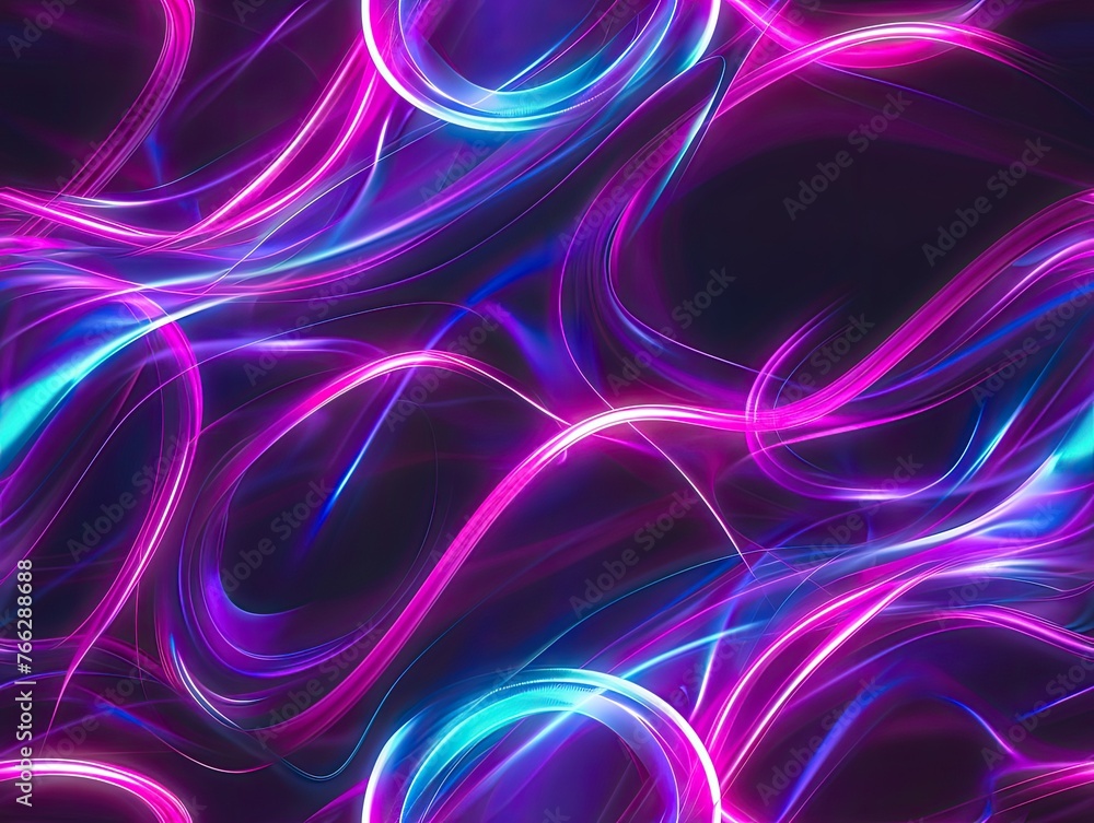 Abstract neon lights on a dark background Abstract neon lights on a dark background