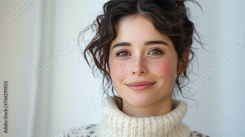 Close-Up of Person Wearing Sweater