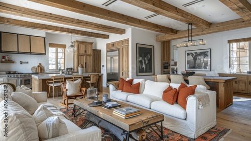 White Furniture Filled Living Room