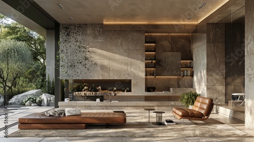 Spacious Living Room With Abundant Windows