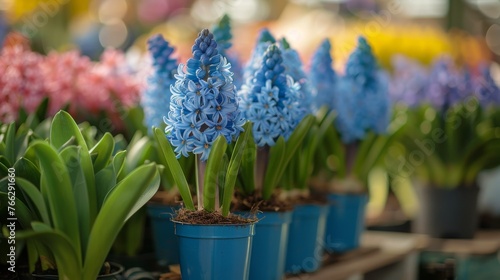 Assorted Flowers on Shelf