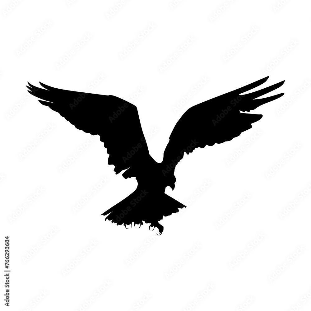 flying eagle silhouette flying eagle silhouette