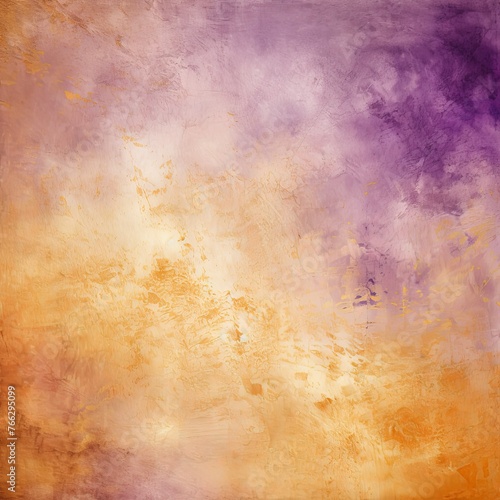 Beige purple orange, a rough abstract retro vibe background template or spray texture color gradient © Celina