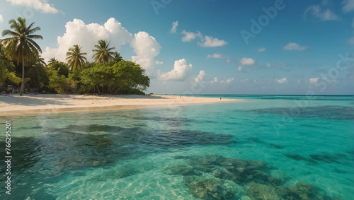 Beautiful beach in Zanzibar