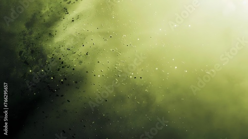 Minimal Olive Color Spray Background with Noise Effect - Hand Edited Generative AI