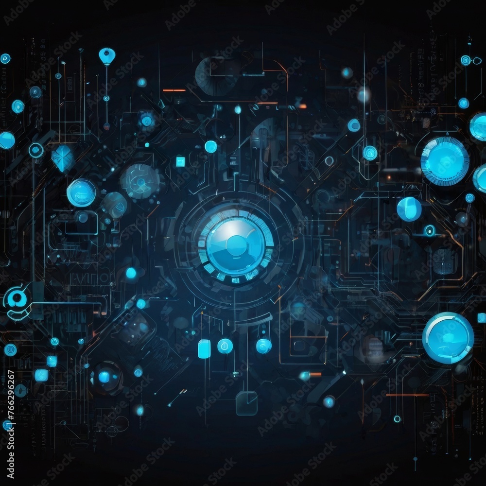 Abstract Technology Communication Abstract Technology Communication