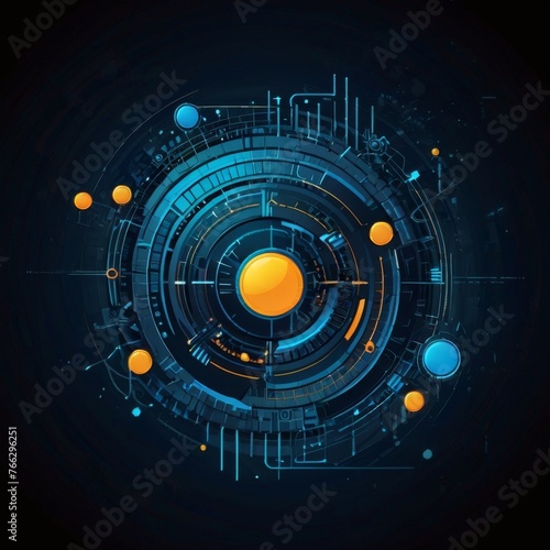 Wallpaper Mural Abstract Technology Communication Torontodigital.ca