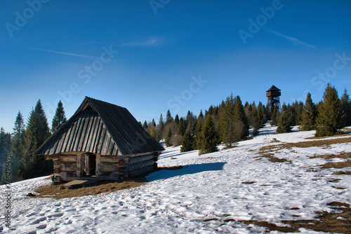 house in the mountains