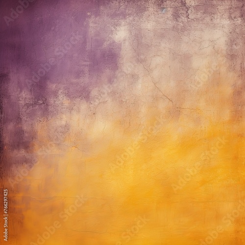Brown purple yellow, a rough abstract retro vibe background template or spray texture color gradient © Celina