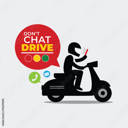 safe drive, save life concept. vector illustration