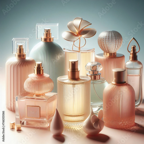 assorted of bottles of perfume