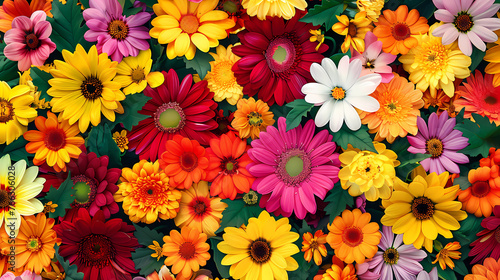 Vibrant Flower Pattern