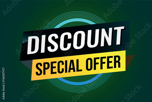 discount special offer poster banner graphic design icon logo sign symbol social media website coupon

