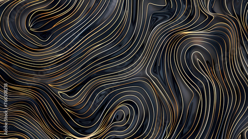 Abstract Line Waves Pattern