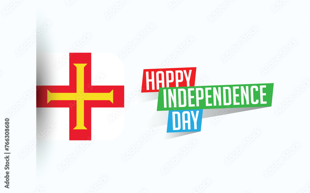 Happy Independence Day of Guernsey Vector illustration, national day poster, greeting template design, EPS Source File
Happy Independence Day of Guernsey Vector illustration, national day poster, greeting template design, EPS Source File
