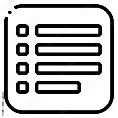 list icon