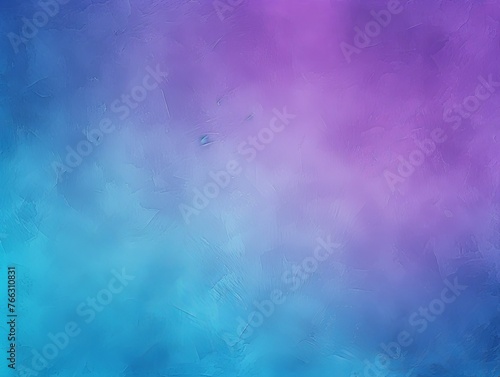 Cyan purple orange, a rough abstract retro vibe background template or spray texture color gradient