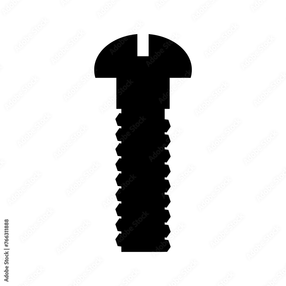 Self-tapping screw icon vector. Screw illustration sign. Bolt symbol or logo. Self-tapping screw icon vector. Screw illustration sign. Bolt symbol or logo.