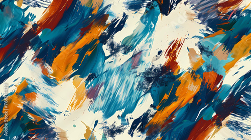 Dynamic Brushstroke Pattern