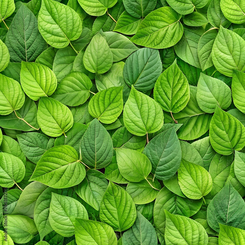 Seamless green leaves pattern Seamless green leaves pattern
