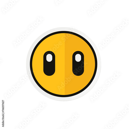 A Pac-Man inspired sticker