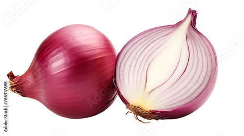 onion, isolated on white background, clipping path, full depth of field 