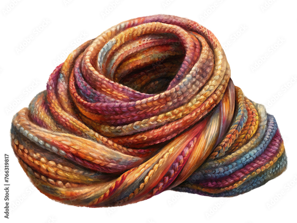 beautiful multicolor scarf