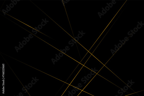 Abstract black with gold lines, triangles background modern design. Vector illustration EPS 10.
