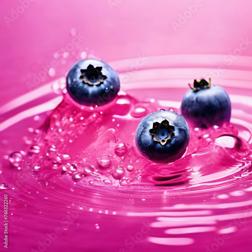 pink water drop